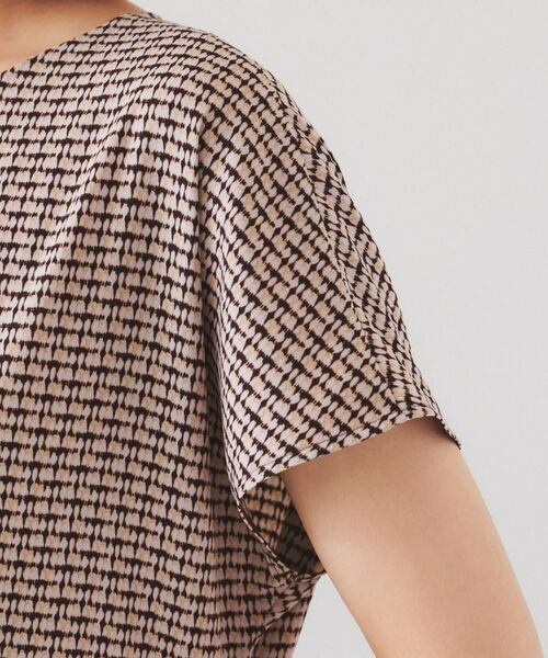 UNTITLED / アンタイトル ロング・マキシ丈ワンピース | 【きれいめ/洗える/夏ワンピ】ジオメトリック柄ワンピース | 詳細21