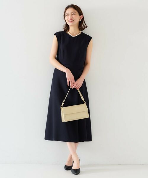 UNTITLED / アンタイトル ロング・マキシ丈ワンピース | 【セットアップ可/きれいめ】ドライタッチワンピース | 詳細11