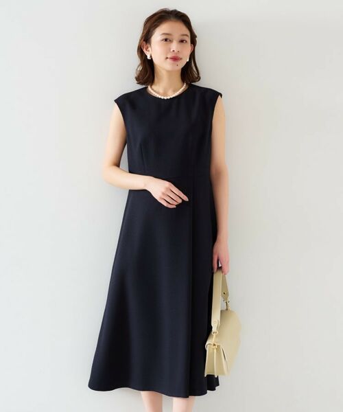 UNTITLED / アンタイトル ロング・マキシ丈ワンピース | 【セットアップ可/きれいめ】ドライタッチワンピース | 詳細9