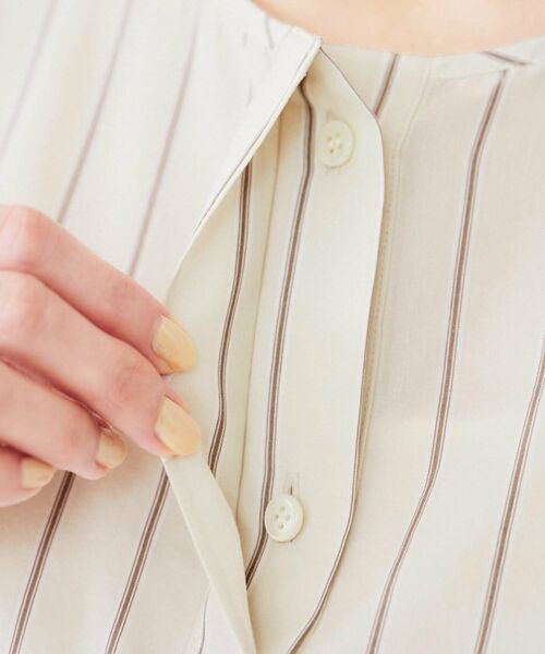 UNTITLED / アンタイトル ロング・マキシ丈ワンピース | 【洗える/ノースリ/夏ワンピ】ストライプワンピース | 詳細23