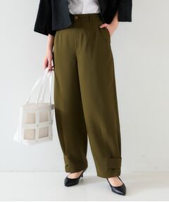 UNTITLED / アンタイトル パンツ | 【トレンド/手洗い可】ミリタリーライク カーブパンツ