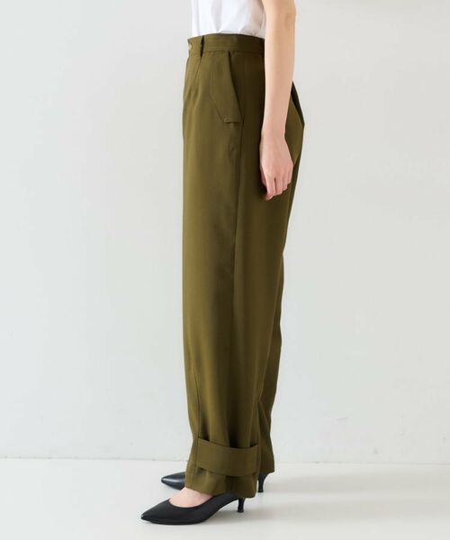 UNTITLED / アンタイトル パンツ | 【トレンド/手洗い可】ミリタリーライク カーブパンツ | 詳細10