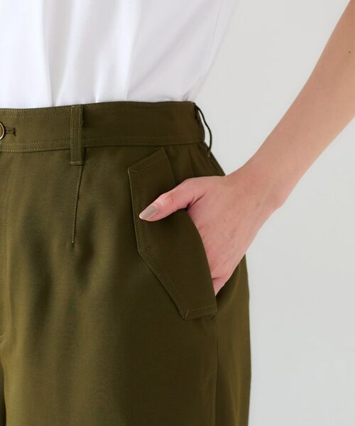 UNTITLED / アンタイトル パンツ | 【トレンド/手洗い可】ミリタリーライク カーブパンツ | 詳細14