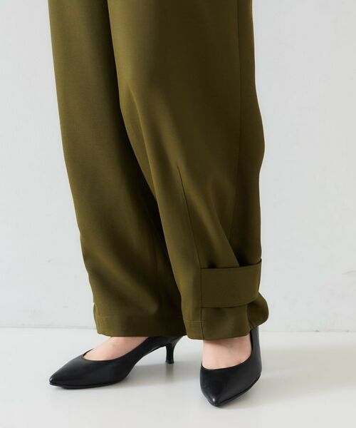 UNTITLED / アンタイトル パンツ | 【トレンド/手洗い可】ミリタリーライク カーブパンツ | 詳細16