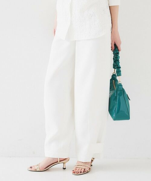 UNTITLED / アンタイトル パンツ | 【トレンド/手洗い可】ミリタリーライク カーブパンツ | 詳細3