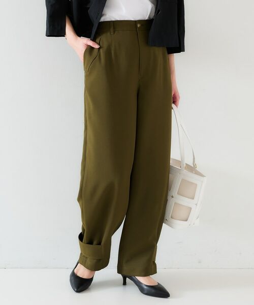 UNTITLED / アンタイトル パンツ | 【トレンド/手洗い可】ミリタリーライク カーブパンツ | 詳細6