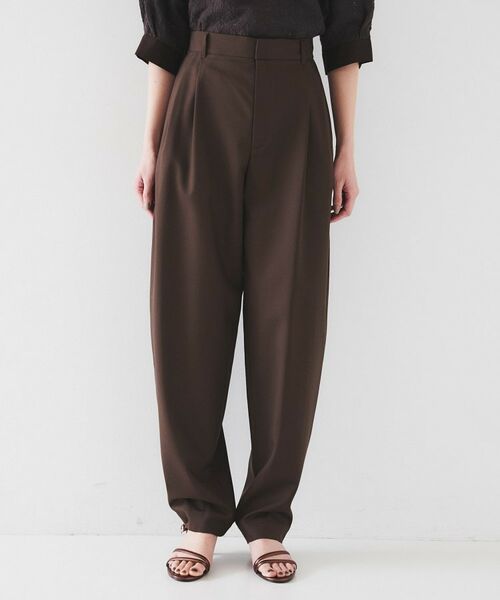 UNTITLED / アンタイトル パンツ | 【オンオフ使える/セットアップ可能】トロピカルウール カーブテーパードパンツ | 詳細10