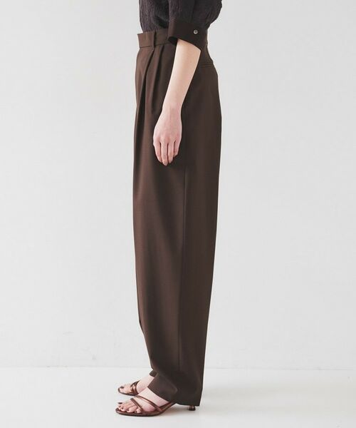 UNTITLED / アンタイトル パンツ | 【オンオフ使える/セットアップ可能】トロピカルウール カーブテーパードパンツ | 詳細11