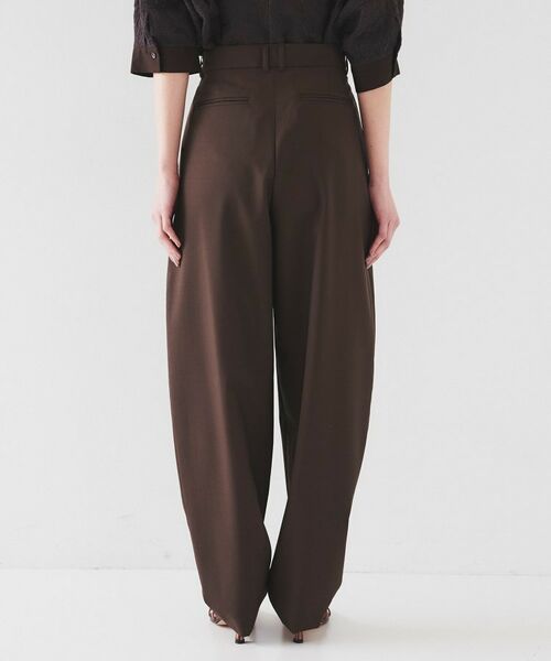 UNTITLED / アンタイトル パンツ | 【オンオフ使える/セットアップ可能】トロピカルウール カーブテーパードパンツ | 詳細12