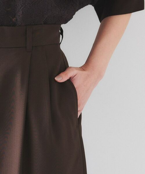 UNTITLED / アンタイトル パンツ | 【オンオフ使える/セットアップ可能】トロピカルウール カーブテーパードパンツ | 詳細14