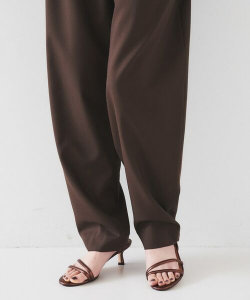 UNTITLED / アンタイトル パンツ | 【オンオフ使える/セットアップ可能】トロピカルウール カーブテーパードパンツ | 詳細16