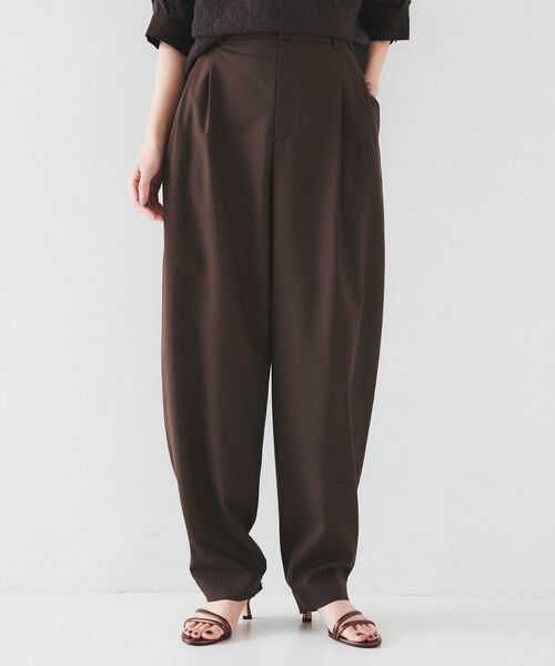 UNTITLED / アンタイトル パンツ | 【オンオフ使える/セットアップ可能】トロピカルウール カーブテーパードパンツ | 詳細3