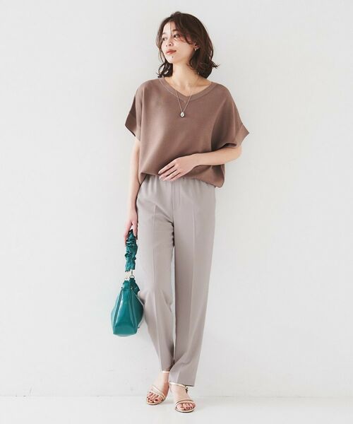 UNTITLED / アンタイトル パンツ | 【セットアップ可能/接触冷感/イージーケア/ウエストゴム仕様】リラクミスト テーパードパンツ | 詳細14