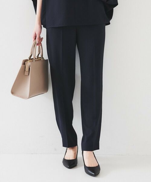 UNTITLED / アンタイトル パンツ | 【セットアップ可能/接触冷感/イージーケア/ウエストゴム仕様】リラクミスト テーパードパンツ | 詳細16