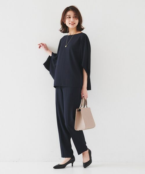 UNTITLED / アンタイトル パンツ | 【セットアップ可能/接触冷感/イージーケア/ウエストゴム仕様】リラクミスト テーパードパンツ | 詳細18