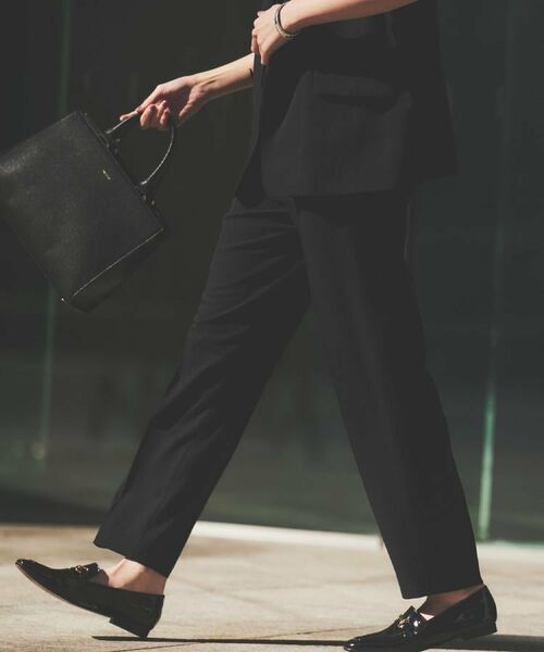 UNTITLED / アンタイトル パンツ | 【セットアップ可能/接触冷感/イージーケア/ウエストゴム仕様】リラクミスト テーパードパンツ | 詳細6