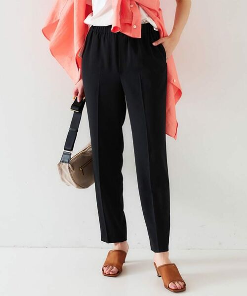 UNTITLED / アンタイトル パンツ | 【セットアップ可能/接触冷感/イージーケア/ウエストゴム仕様】リラクミスト テーパードパンツ | 詳細8