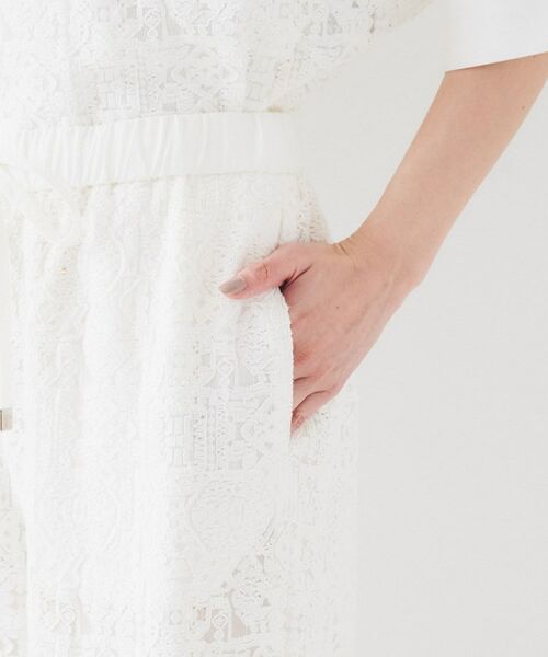 UNTITLED / アンタイトル パンツ | 【セットアップ可能/トレンド】クロシェ風レースワイドパンツ | 詳細18