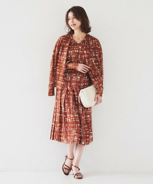 UNTITLED / アンタイトル スカート | 【セットアップ可能】チェックプリント プリーツスカート | 詳細5