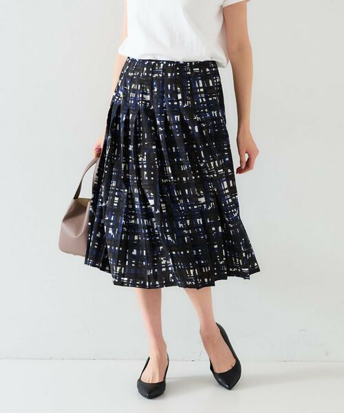 UNTITLED / アンタイトル スカート | 【セットアップ可能】チェックプリント プリーツスカート | 詳細7