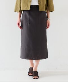 UNTITLED / アンタイトル スカート | 【セットアップ可能】オーガンジー ペンシルスカート