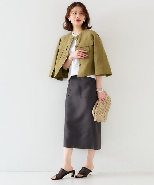 UNTITLED / アンタイトル スカート | 【セットアップ可能】オーガンジー ペンシルスカート | 詳細4