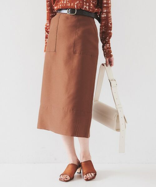 UNTITLED / アンタイトル スカート | 【セットアップ可能】オーガンジー ペンシルスカート | 詳細6