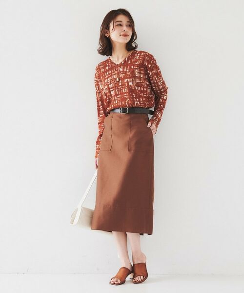 UNTITLED / アンタイトル スカート | 【セットアップ可能】オーガンジー ペンシルスカート | 詳細8