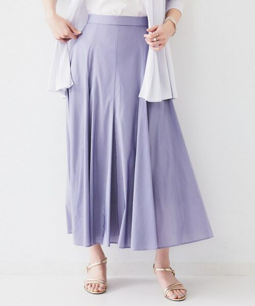 UNTITLED / アンタイトル ロング・マキシ丈スカート | 【トレンド/後ろゴム】ローンフレアスカート | 詳細10
