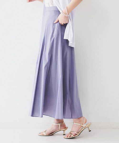 UNTITLED / アンタイトル ロング・マキシ丈スカート | 【トレンド/後ろゴム】ローンフレアスカート | 詳細11