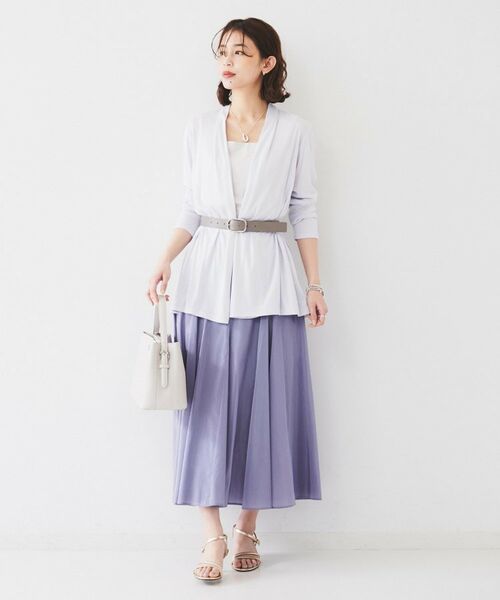 UNTITLED / アンタイトル ロング・マキシ丈スカート | 【トレンド/後ろゴム】ローンフレアスカート | 詳細12