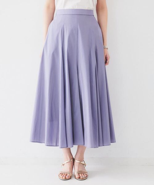 UNTITLED / アンタイトル ロング・マキシ丈スカート | 【トレンド/後ろゴム】ローンフレアスカート | 詳細14