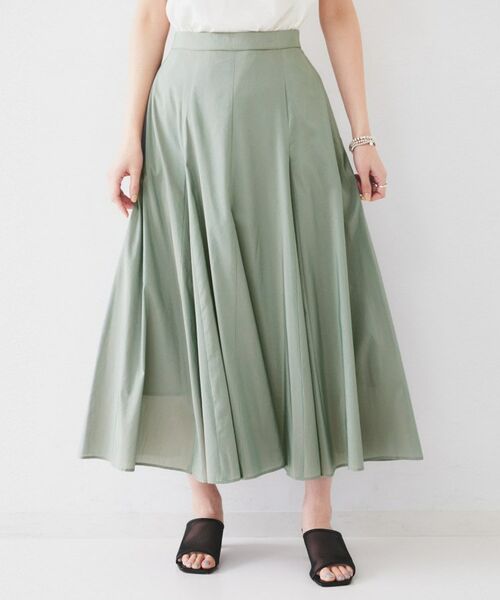 UNTITLED / アンタイトル ロング・マキシ丈スカート | 【トレンド/後ろゴム】ローンフレアスカート | 詳細2