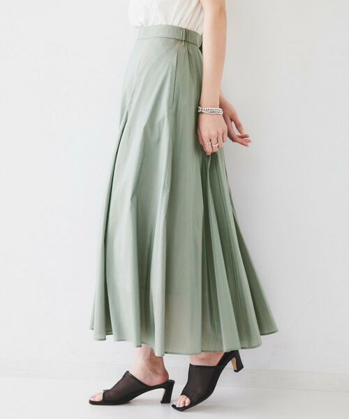 UNTITLED / アンタイトル ロング・マキシ丈スカート | 【トレンド/後ろゴム】ローンフレアスカート | 詳細3
