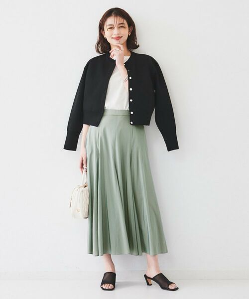 UNTITLED / アンタイトル ロング・マキシ丈スカート | 【トレンド/後ろゴム】ローンフレアスカート | 詳細4