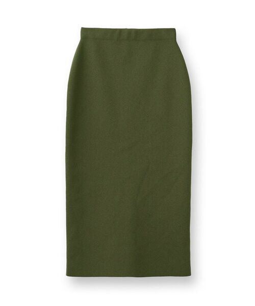 UNTITLED / アンタイトル ロング・マキシ丈スカート | 【セットアップ可能】ペンシルニットスカート | 詳細1