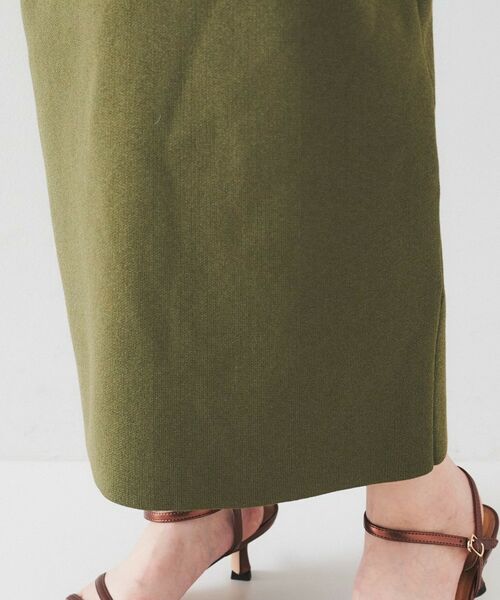 UNTITLED / アンタイトル ロング・マキシ丈スカート | 【セットアップ可能】ペンシルニットスカート | 詳細19
