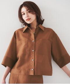 UNTITLED / アンタイトル シャツ・ブラウス | 【セットアップ可能】オーガンジーボクシーシャツ