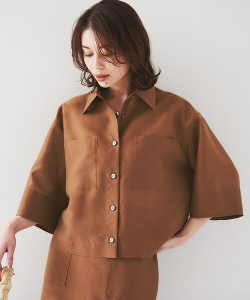 UNTITLED / アンタイトル シャツ・ブラウス | 【セットアップ可能】オーガンジーボクシーシャツ | 詳細12