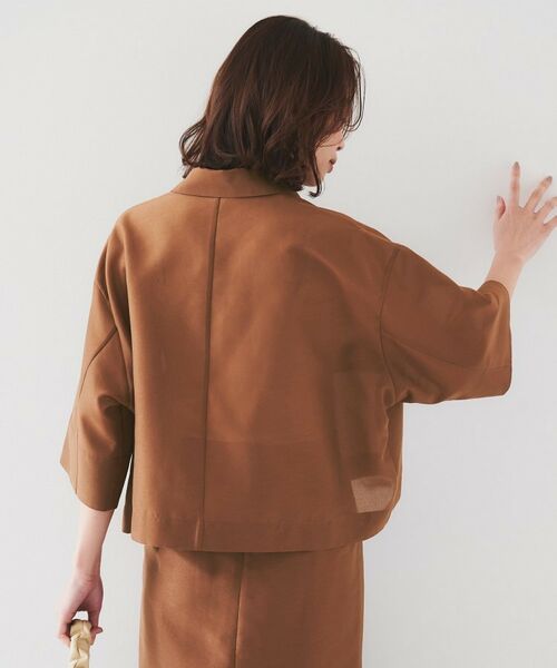 UNTITLED / アンタイトル シャツ・ブラウス | 【セットアップ可能】オーガンジーボクシーシャツ | 詳細13