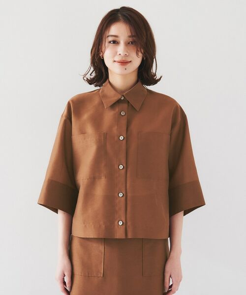 UNTITLED / アンタイトル シャツ・ブラウス | 【セットアップ可能】オーガンジーボクシーシャツ | 詳細15