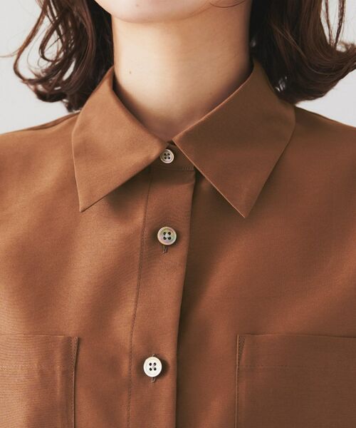 UNTITLED / アンタイトル シャツ・ブラウス | 【セットアップ可能】オーガンジーボクシーシャツ | 詳細18