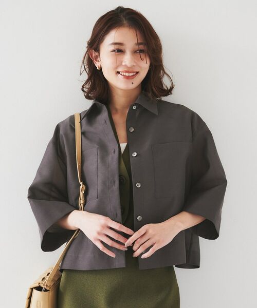 UNTITLED / アンタイトル シャツ・ブラウス | 【セットアップ可能】オーガンジーボクシーシャツ | 詳細6