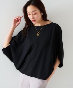 UNTITLED / アンタイトル シャツ・ブラウス | 【セットアップ可/接触冷感/イージーケア/体型カバー】リラクミスト モモンガブラウス