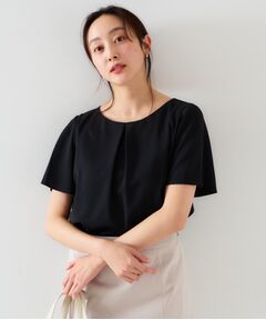 UNTITLED / アンタイトル シャツ・ブラウス | 【通勤／二の腕カバー】フロントタックブラウス