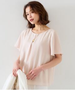 UNTITLED / アンタイトル シャツ・ブラウス | 【通勤／二の腕カバー】フロントタックブラウス