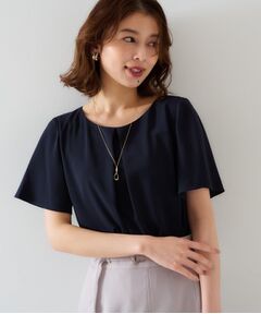 UNTITLED / アンタイトル シャツ・ブラウス | 【通勤／二の腕カバー】フロントタックブラウス