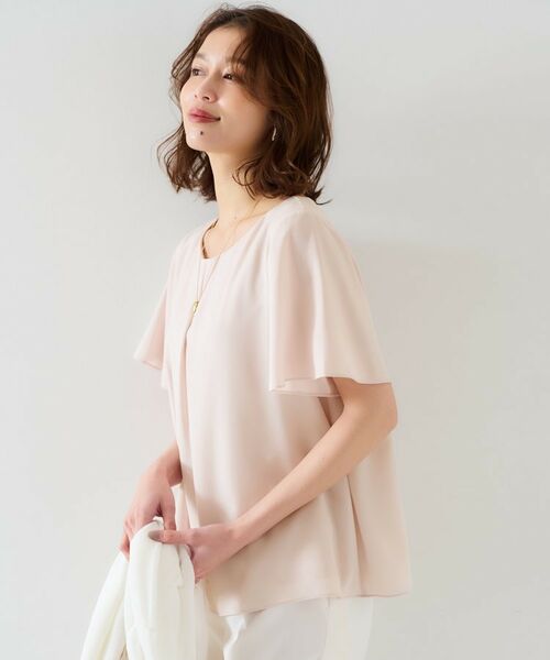UNTITLED / アンタイトル シャツ・ブラウス | 【通勤/二の腕カバー】フロントタックブラウス | 詳細15