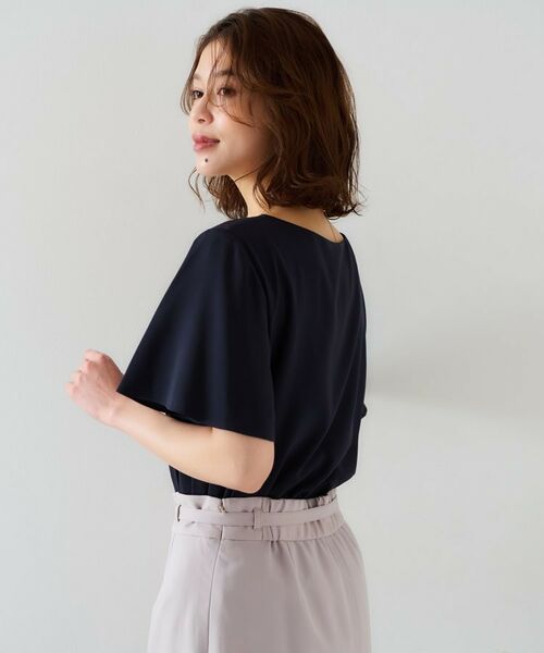 UNTITLED / アンタイトル シャツ・ブラウス | 【通勤/二の腕カバー】フロントタックブラウス | 詳細23