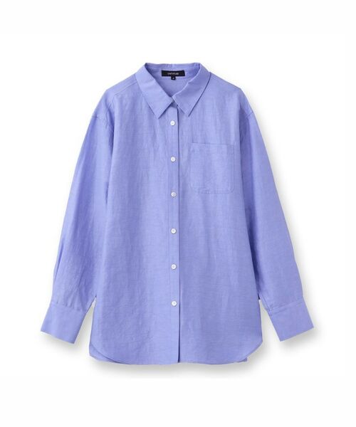 UNTITLED / アンタイトル シャツ・ブラウス | 【セットアップ可能/手洗い可】リネン混 ベーシックシャツ | 詳細1